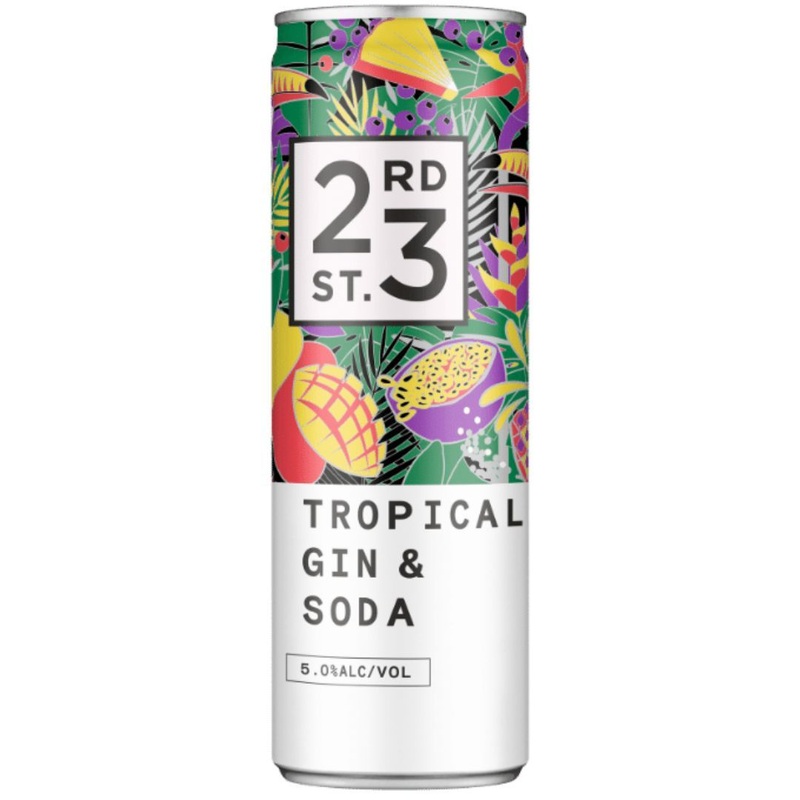 23rd St Tropical Gin & Soda 300ml