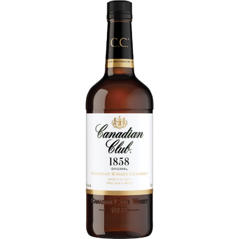 1858 Canadian Club Original Blended Canadian Whisky 1.75Lt
