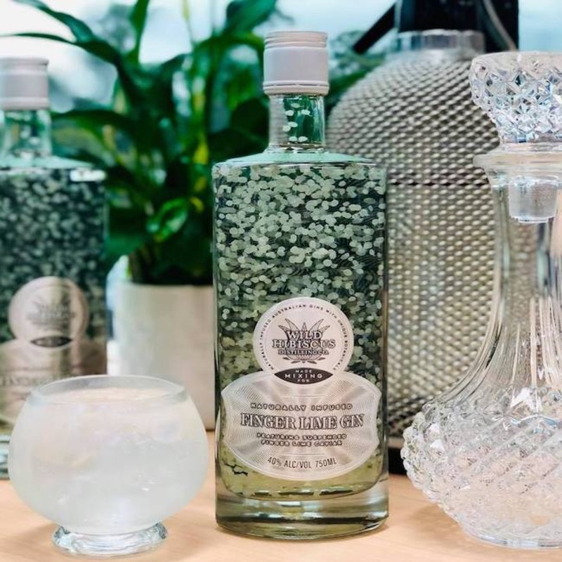 Wild Hibiscus Finger Lime Gin