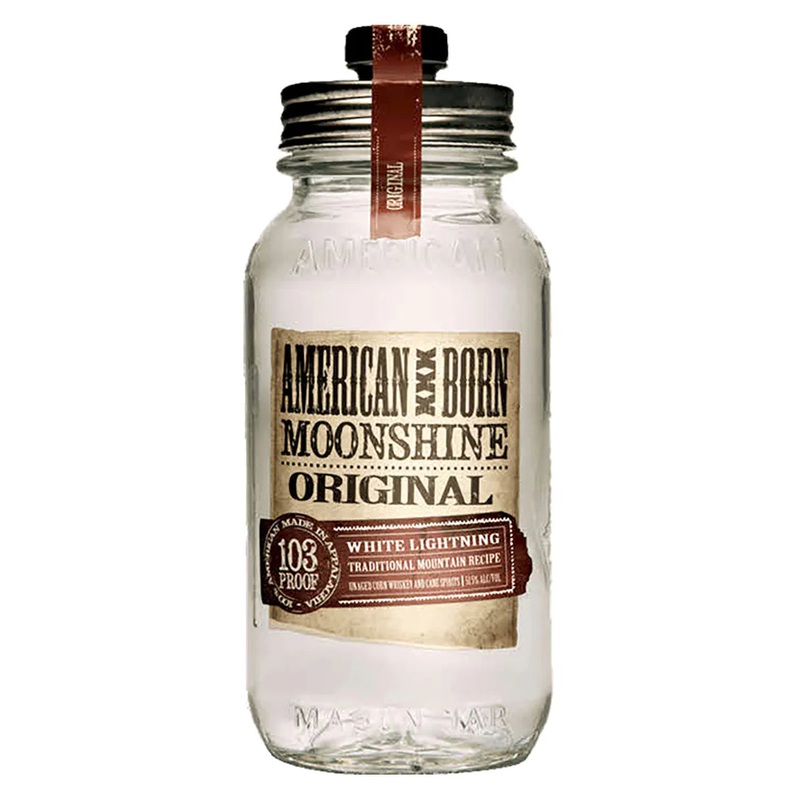 American Born Original White Lightning Moonshine 750ml