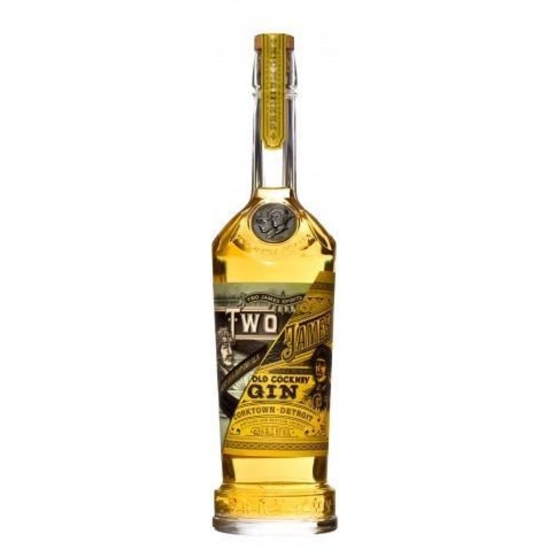 Two James Barrel Reserve Old Cockney Gin 750ml