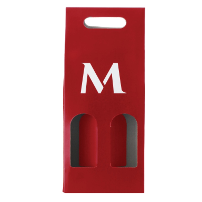 2 Bottle Wine Gift Box – Red