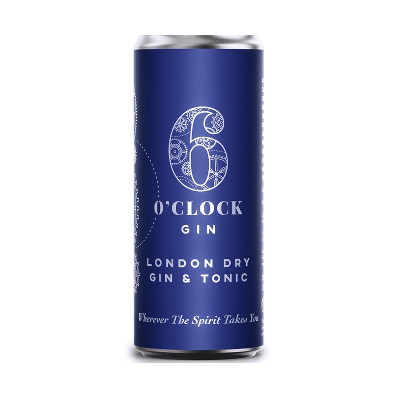 6 O’Clock London Dry Gin & Tonic Cocktail 4-Pack