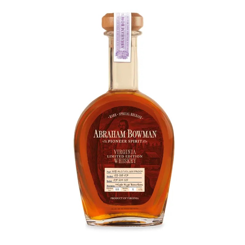 Abraham Bowman Virginia Limited Edition Whiskey Release No. 12 High Rye Bourbon 750mL