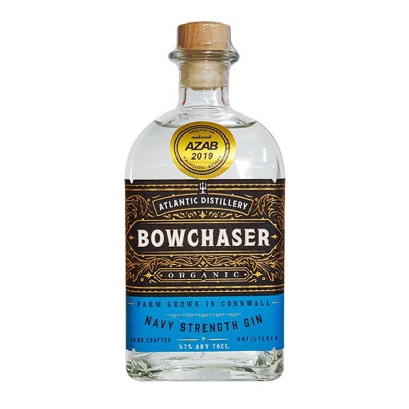 Atlantic Distillery Bowchaser Organic Navy Strength Cornish Gin 70cl