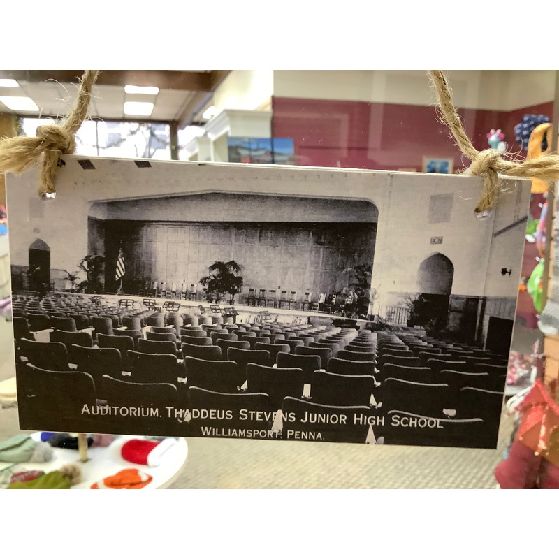 Wooden Williamsport hanging photos by Elaine