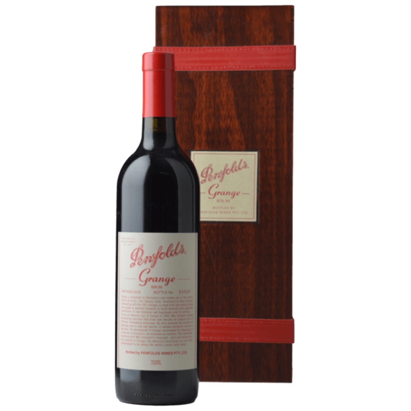 2009 Penfolds Bin 95 Grange Shiraz 750ml Original Wood Box