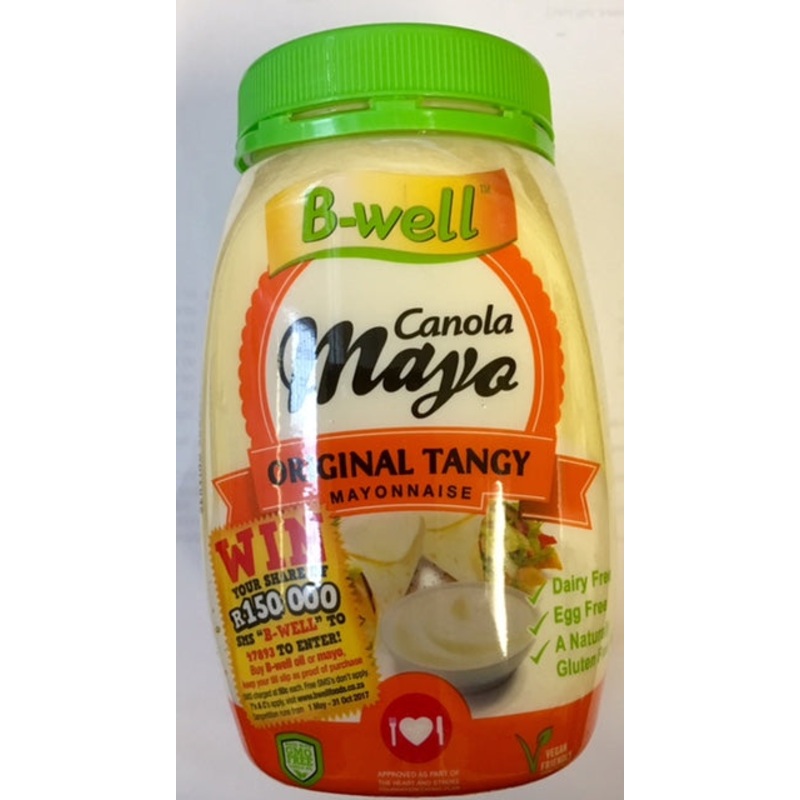 B-well Canola Mayo Original Tangy Mayonnaise 750g