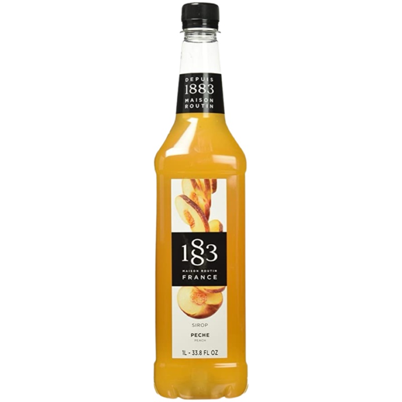 1883 Maison Routin – Peach Syrup 1Ltr
