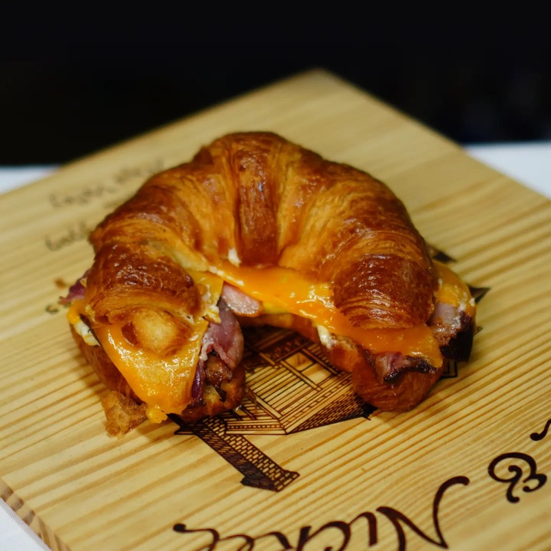 Pastrami, Egg & Cheese Crossaint