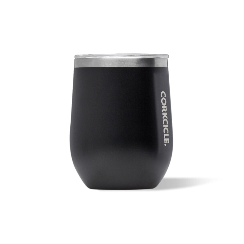 Corkcicle Stemless Matte Black Tumbler