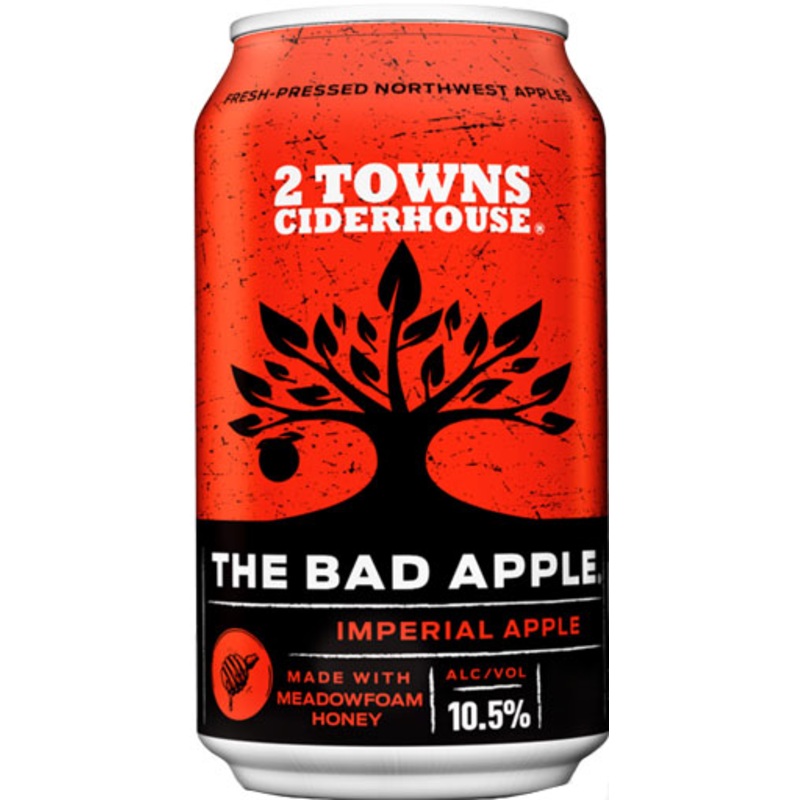 2 Towns Ciderhouse The Bad Apple Imperial Cider 19.2oz Can