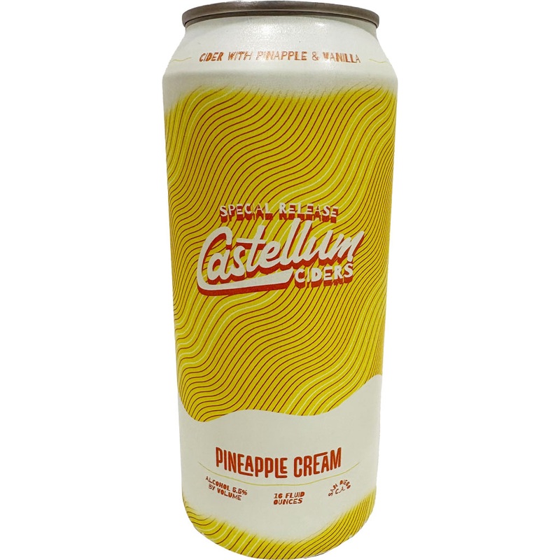 Castellum Pineapple Cream Cider 16oz Can