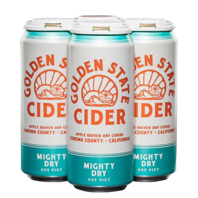 Golden State Mighty Dry Cider 16oz 4pk Cans
