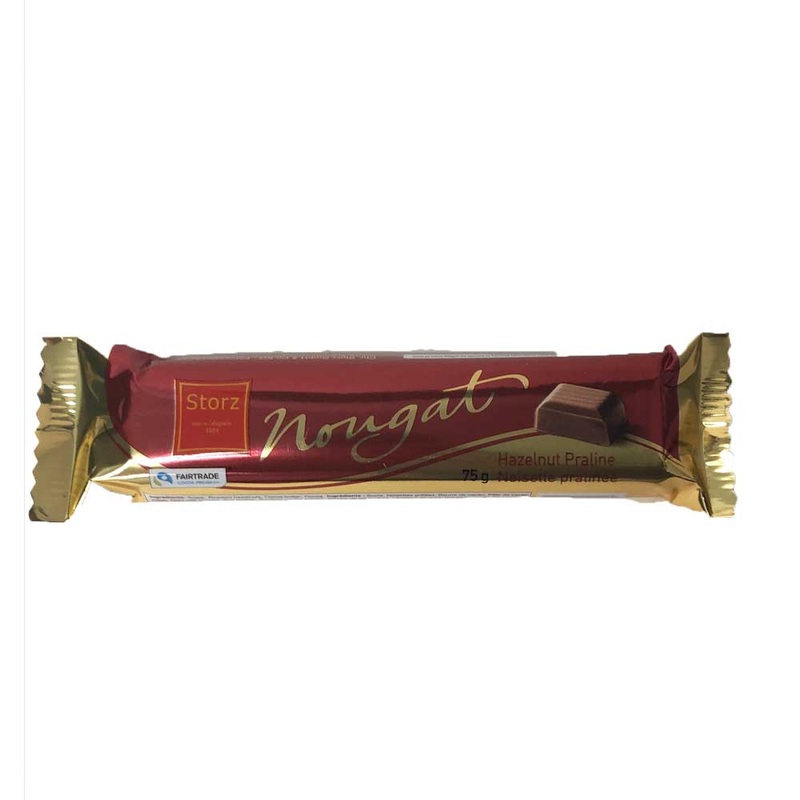 Storz Hazelnut Praline Nougat Bars 75 g