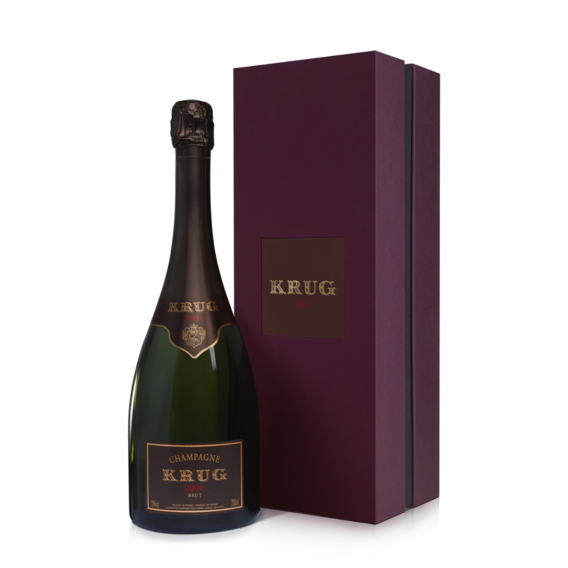 KRUG CHAMPAGNE BRUT 2004 W/ COFFRET GIFT BOX 750ML