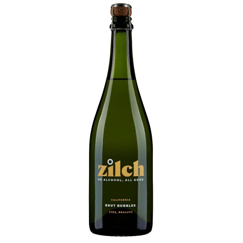 Zilch Zero-Alcohol Brut Bubbles, California, USA (750ml)