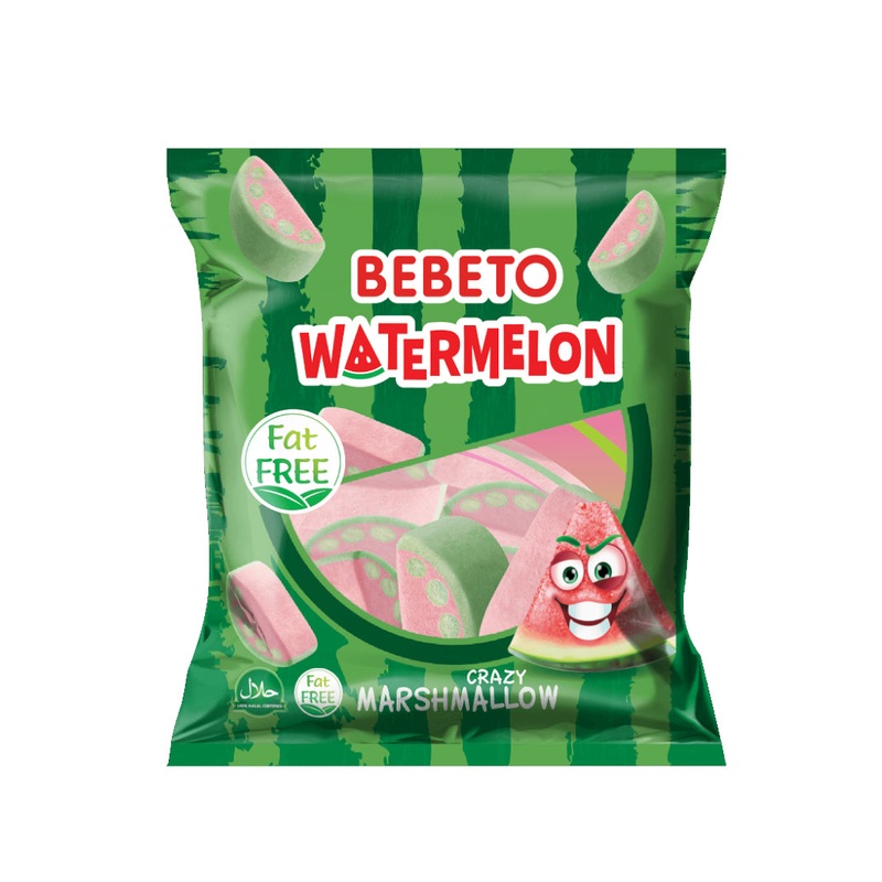 Bebeto Marshmallow Watermelon 60g