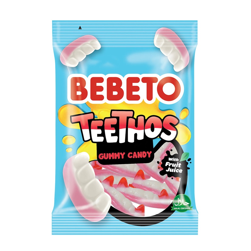 Bebeto Small Pouch Teethos 1 BOX (24*18g)