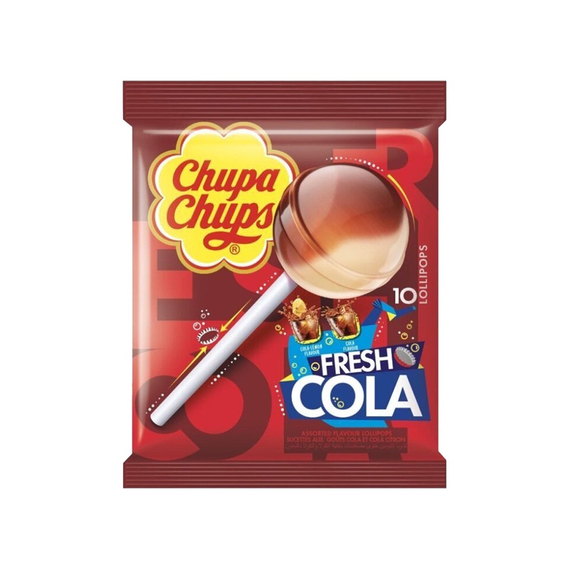Chupa Chups Bag 10 Lollipops – Cola