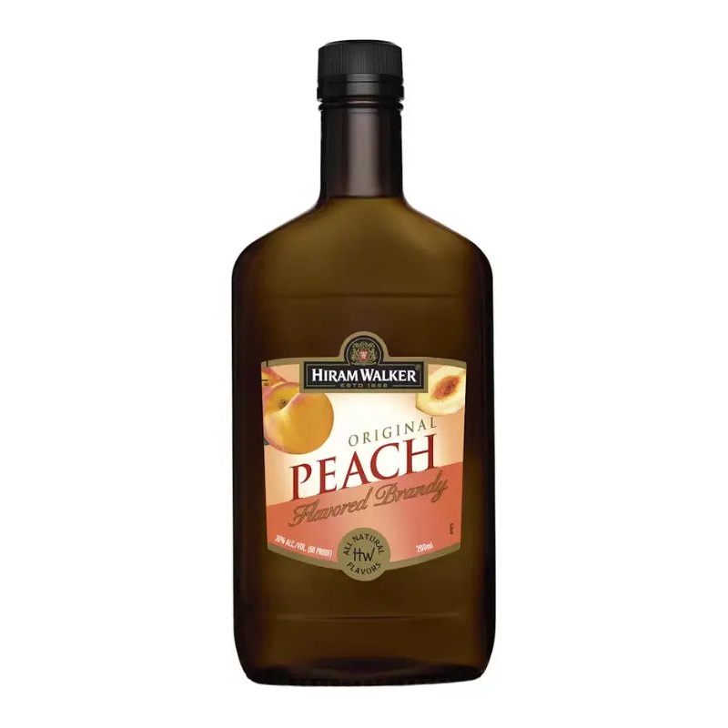 Hiram Walker Peach Flavored Brandy 200mL