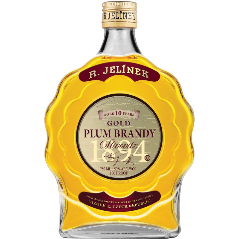 Jelinek Slivovitz Gold Plum Brandy 10 Year Old 700ml