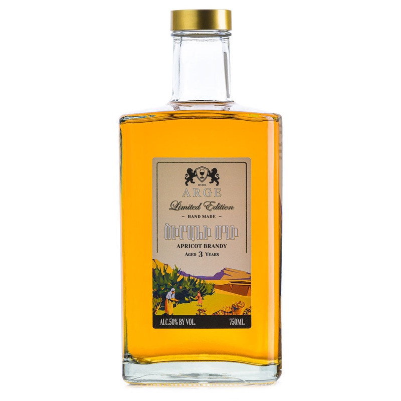 Arge Apricot Armenian Brandy 3Yr 750ml