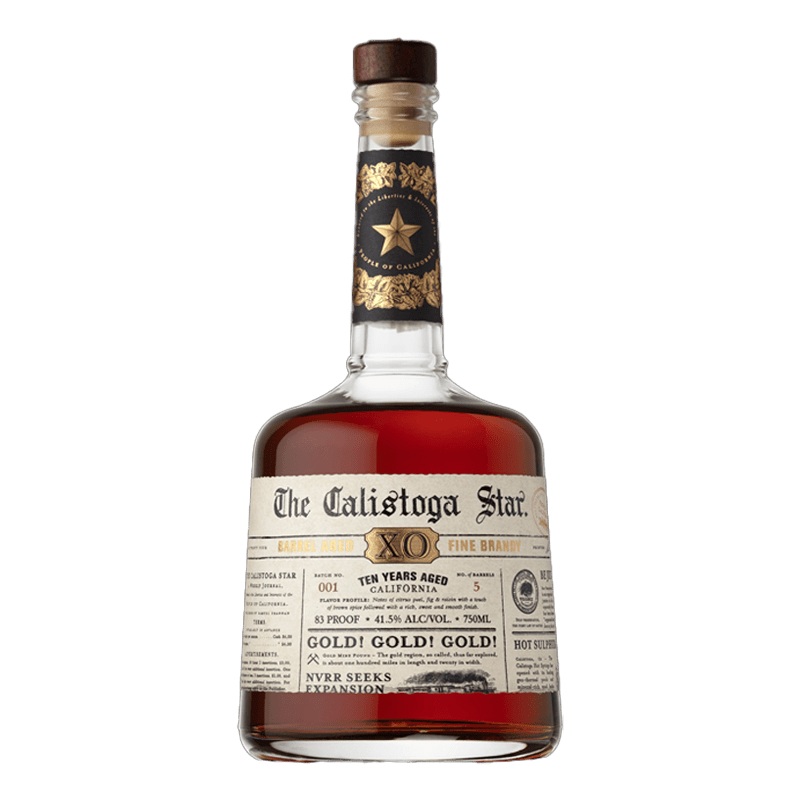 The Calistoga Star XO Barrel Aged Brandy 750mL