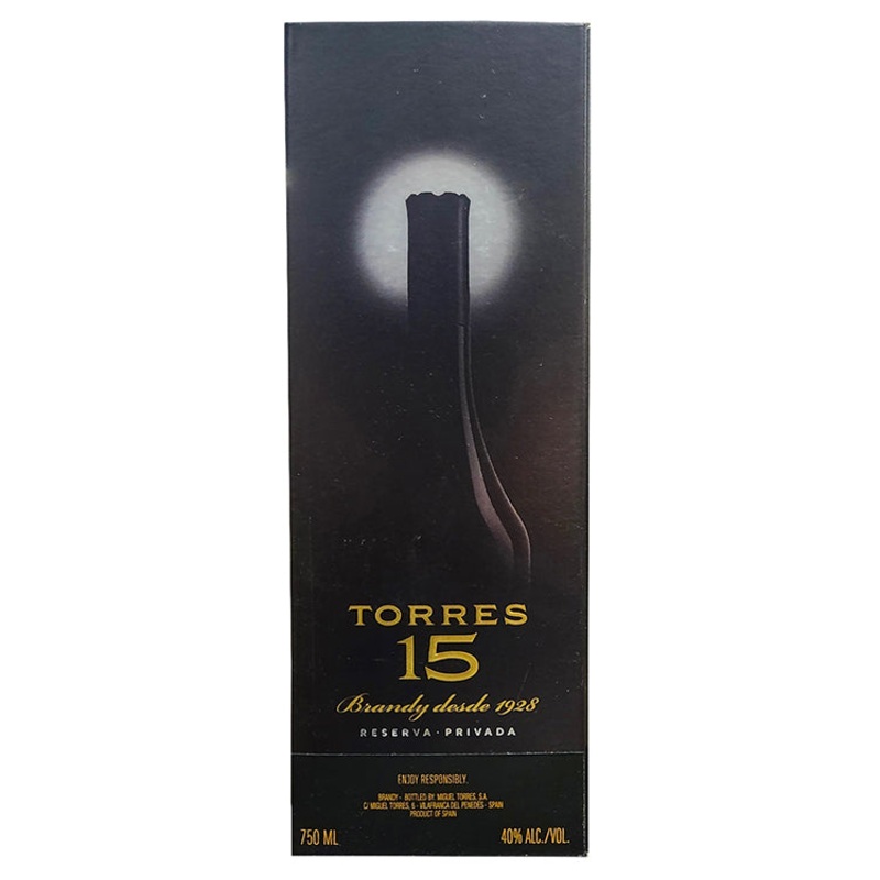 Torres Brandy 15 Solera Reserva Privada Brandy – 750ml