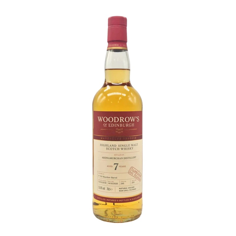 Ardnamurchan 7 Year Old 1st Fill Bourbon Barrel Woodrow’s Of Edinburgh 55%