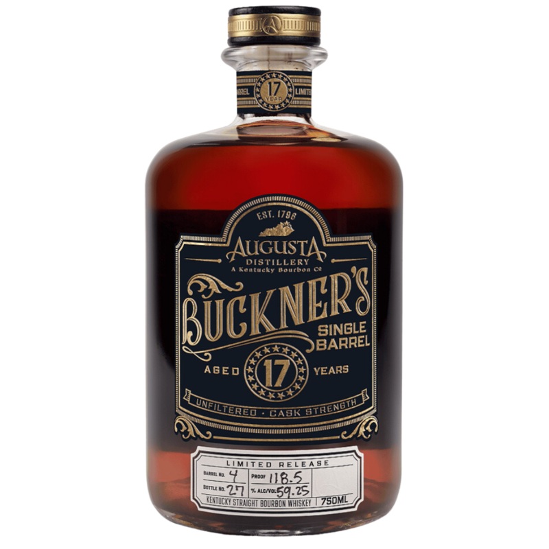 Augusta Buckner’s Single Barrel 17 Year Old Straight Bourbon Whiskey 750ml