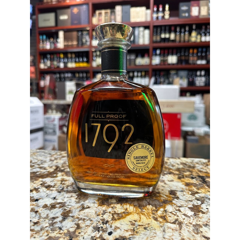 1792 Full Proof Single Barrel Savemore Sam Salfiti Kentucky Straight Bourbon Whiskey