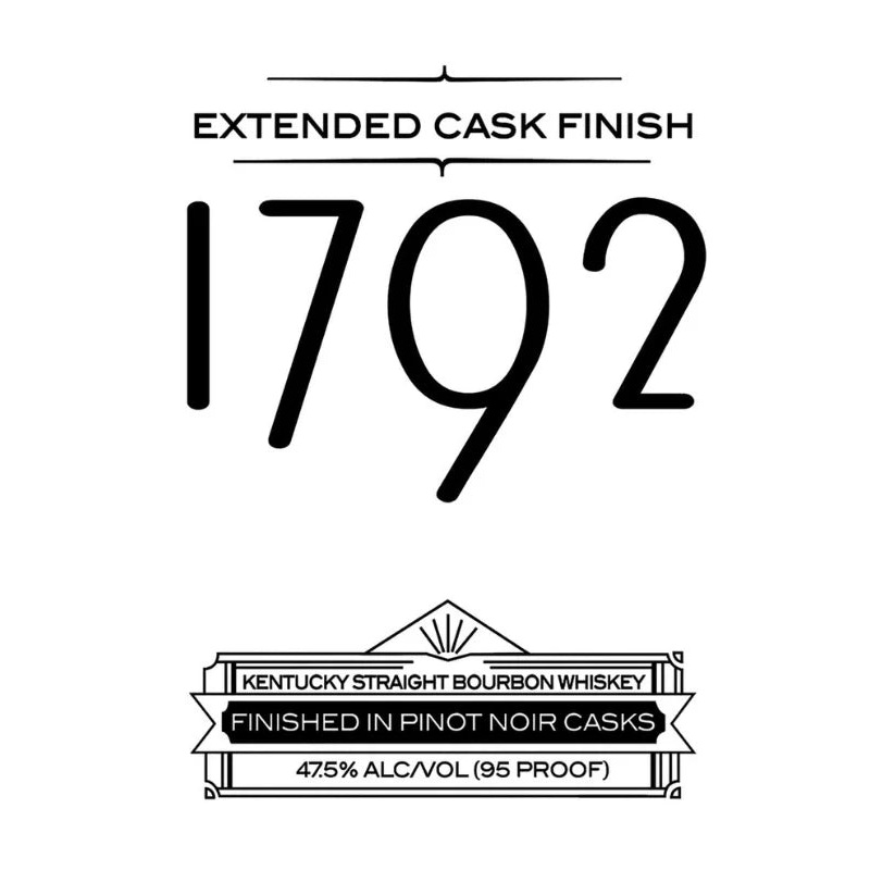 1792 Extended Cask Finish Kentucky Straight Bourbon Whiskey Finished in Pinot Noir Casks