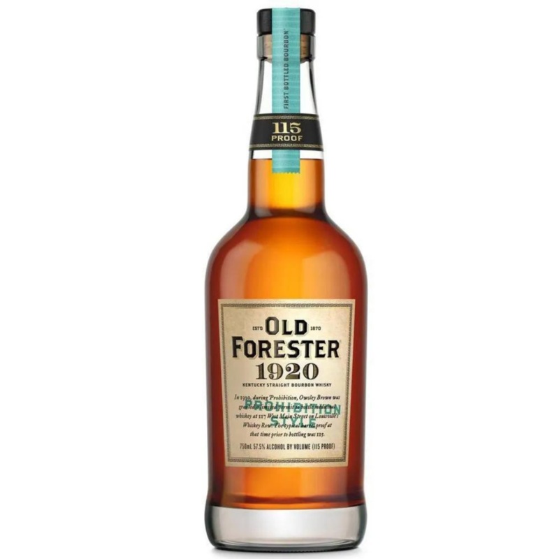 1920 Old Forester Prohibition Style Kentucky Straight Bourbon Whiskey 750ml
