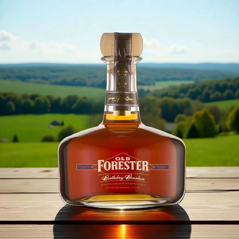 2005 Old Forester Birthday Bourbon 12 Year Old Kentucky Straight Bourbon Whiskey 750ml