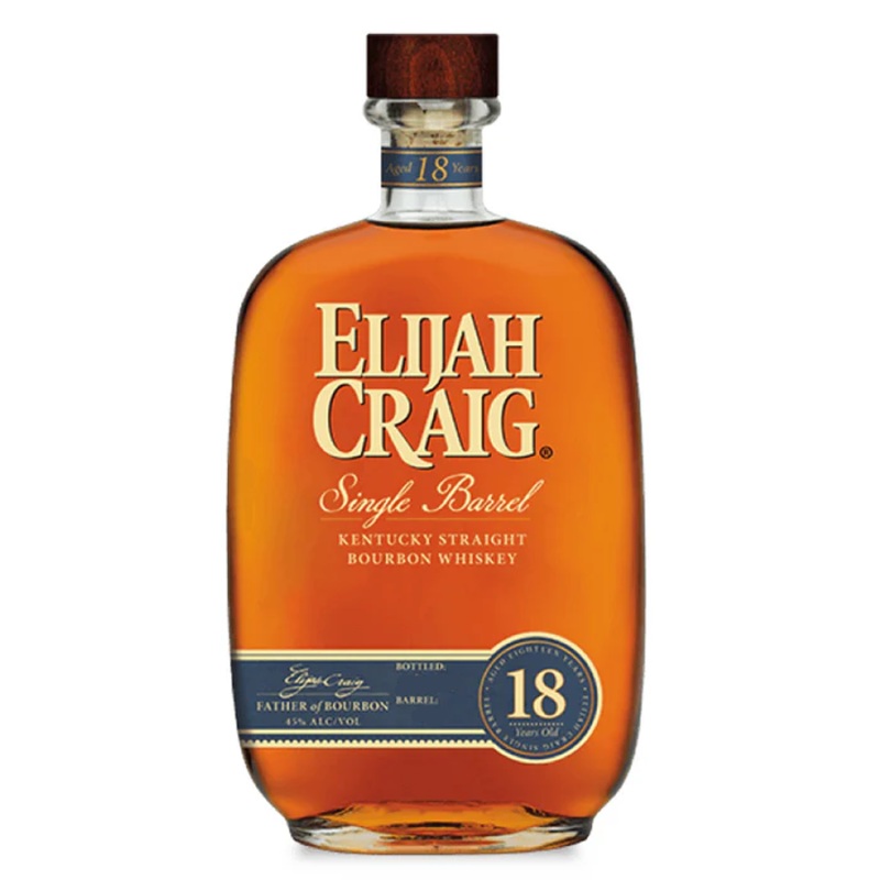 2022 Elijah Craig 18 Year Old Single Special Batch 5456 Barrel Kentucky Straight Bourbon Whiskey 750ml