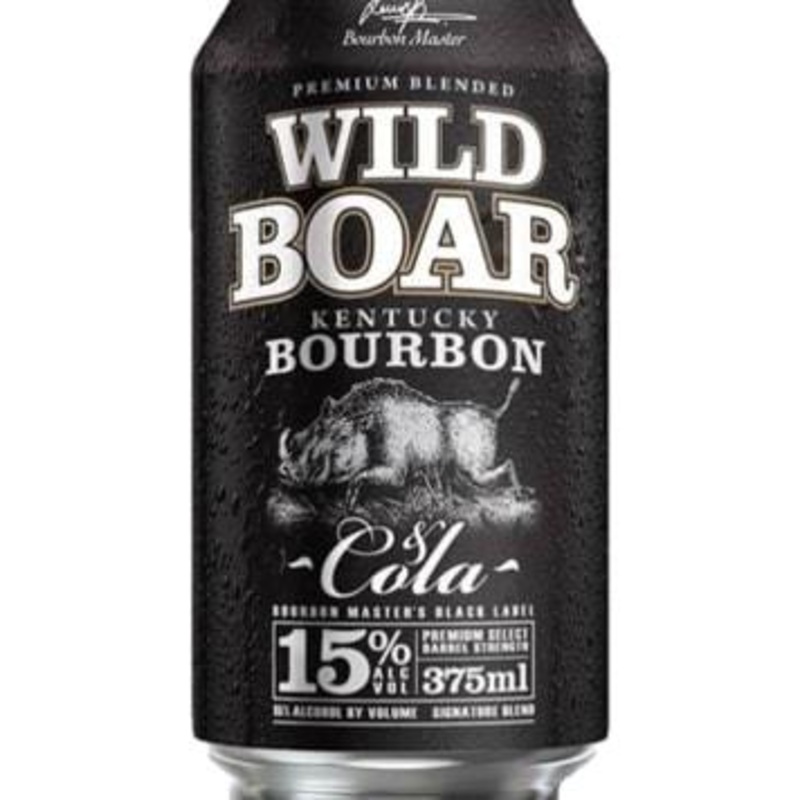 Wild Boar Bourbon & Cola 15% 375ml