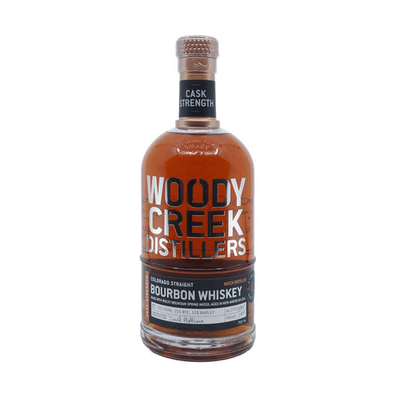 Woody Creek Distillers Cask Strength Colorado Straight Bourbon Whiskey