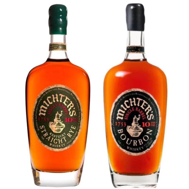 2024 Michter’s 10 Year Old Bourbon & Rye Kentucky Straight Whiskey Bundle 750ml