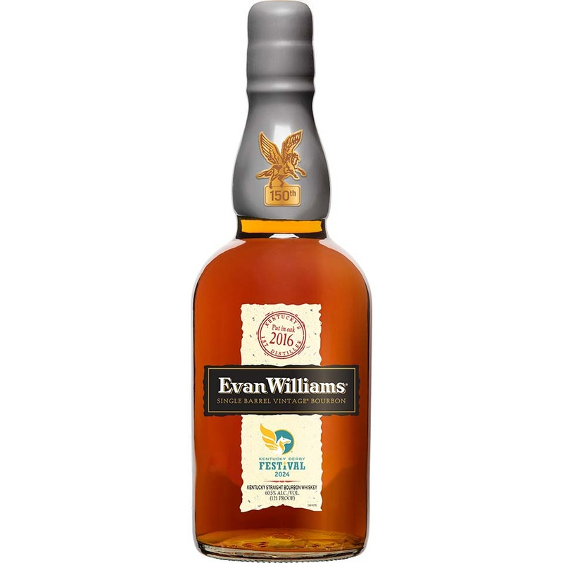 2024 Evan Williams 150th Derby Edition Festival Pegasus Pin Straight Bourbon Whiskey 750ml