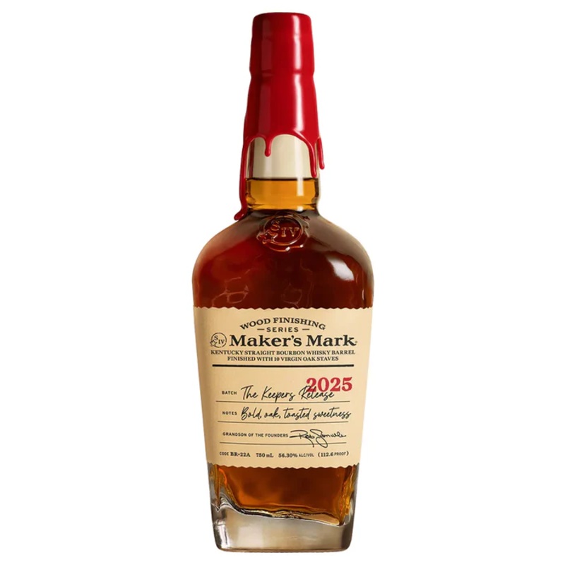 2025 Maker’s Mark The Keeper’s Release Wood Finishing Series Limited Release Kentucky Straight Bourbon Whisky 750ml