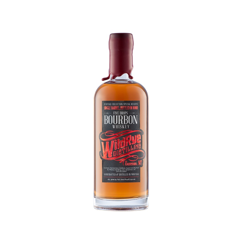 Wildrye Single Barrel Bottled in Bond 5 Drops Bourbon Whiskey