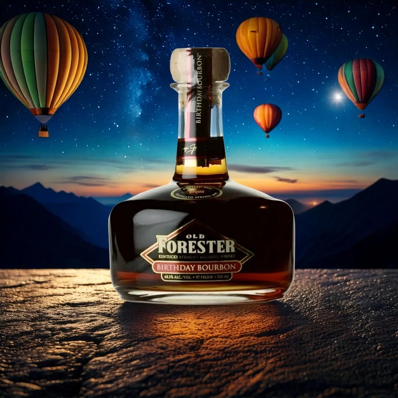 2009 Old Forester Birthday Bourbon 12 Year Old Kentucky Straight Bourbon Whiskey 750ml