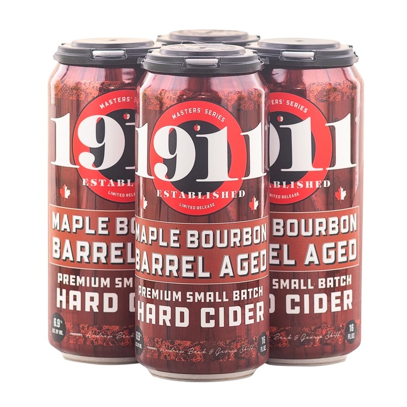 1911 Maple Bourbon Barrel Aged Hard Cider 4Pk