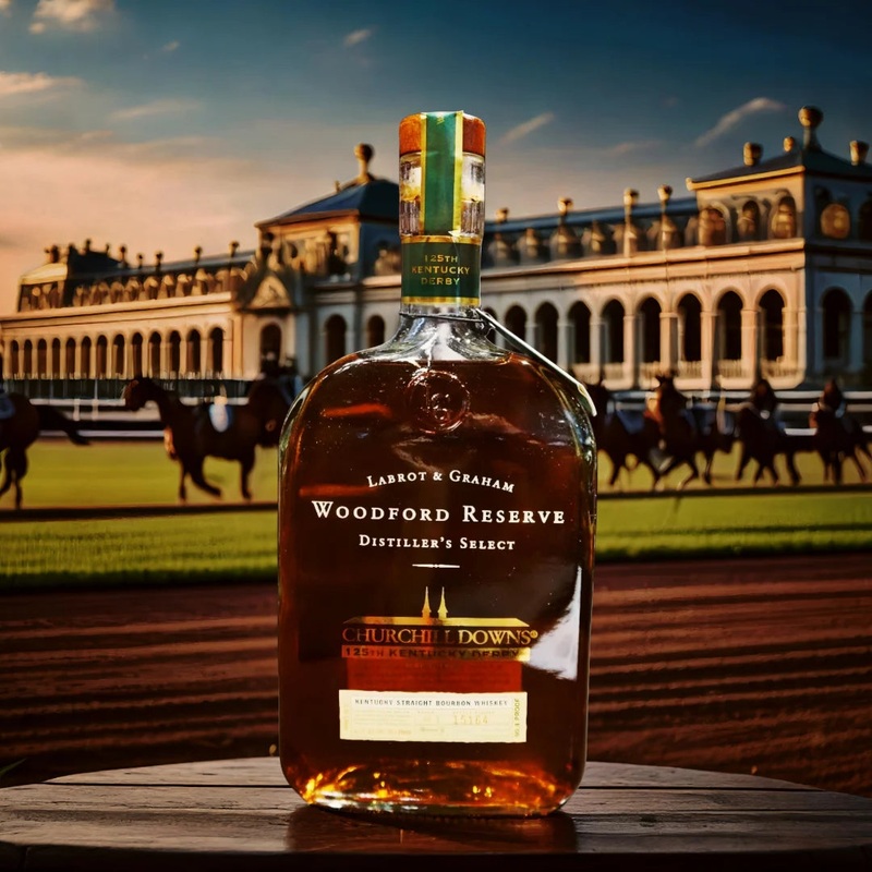1999 Woodford Reserve Kentucky Derby 125th Edition Straight Bourbon Whiskey 1Lt.
