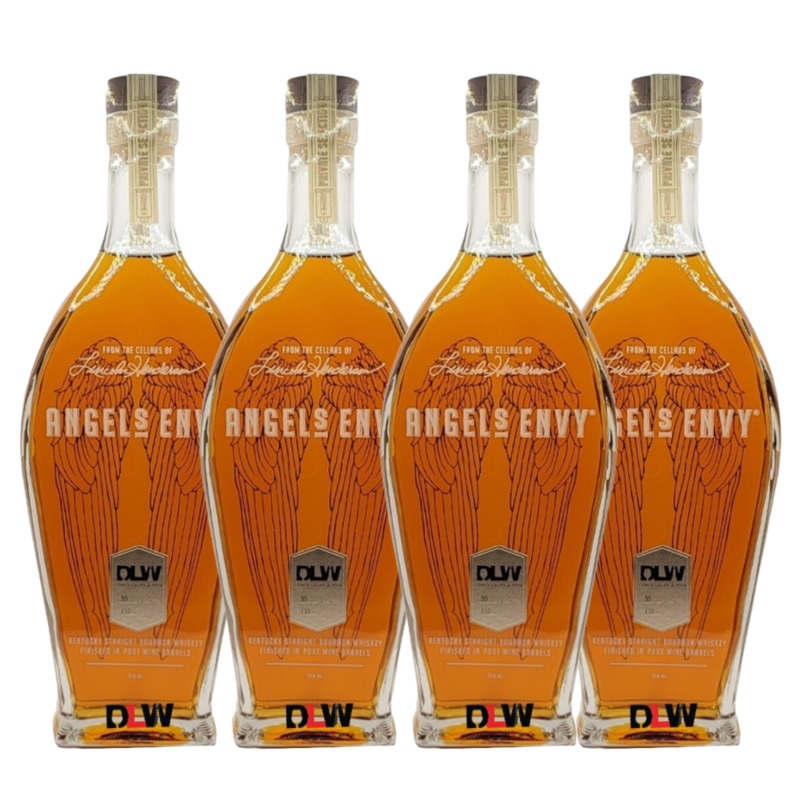 Angel’s Envy Port Barrel Finished Bourbon Whiskey DLW Store Pick 4 Bottle Combo