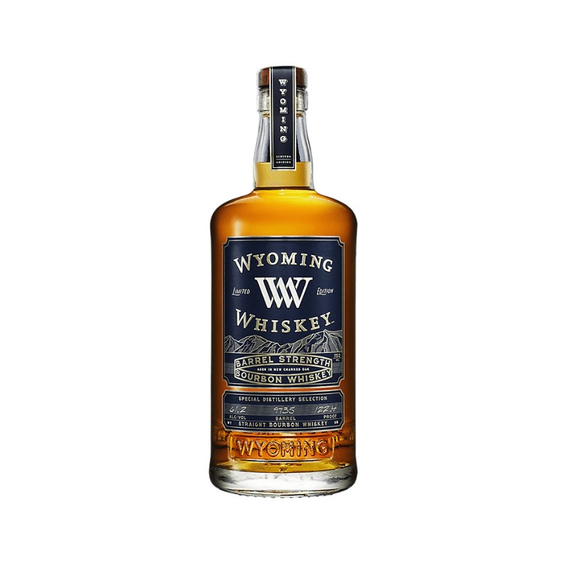 Wyoming Whiskey Straight Bourbon Limited Edition Barrel Strength Aged in New Charred Oak 124.2 – 750ml