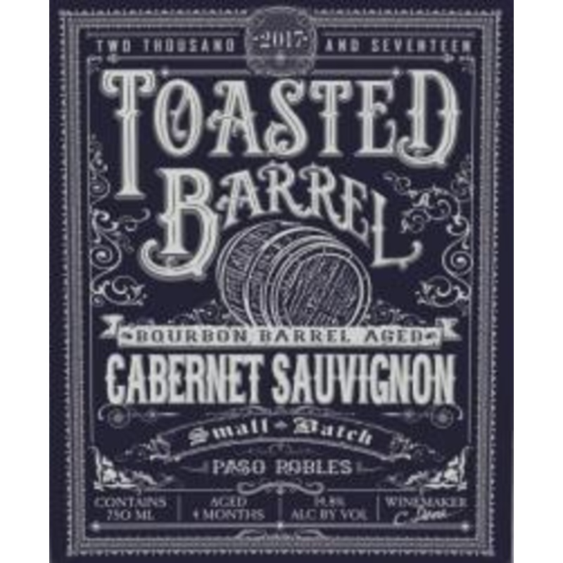 2017 Toasted Barrel Bourbon Barrel Aged Cabernet Sauvignon, Paso Robles, USA (750ml)