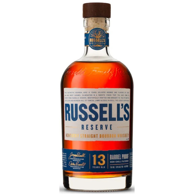 2025 Russell’s Reserve Barrel Proof 13 Year Old Kentucky Straight Bourbon Whiskey 750ml