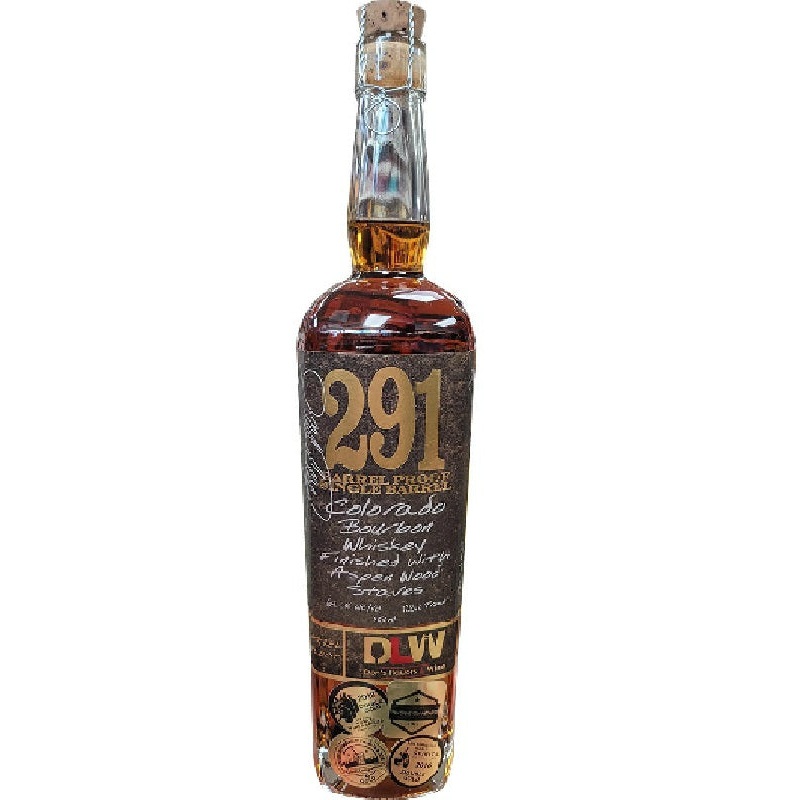 291 Barrel Proof Colorado Bourbon Whiskey DLW #621 Single Barrel 750ml